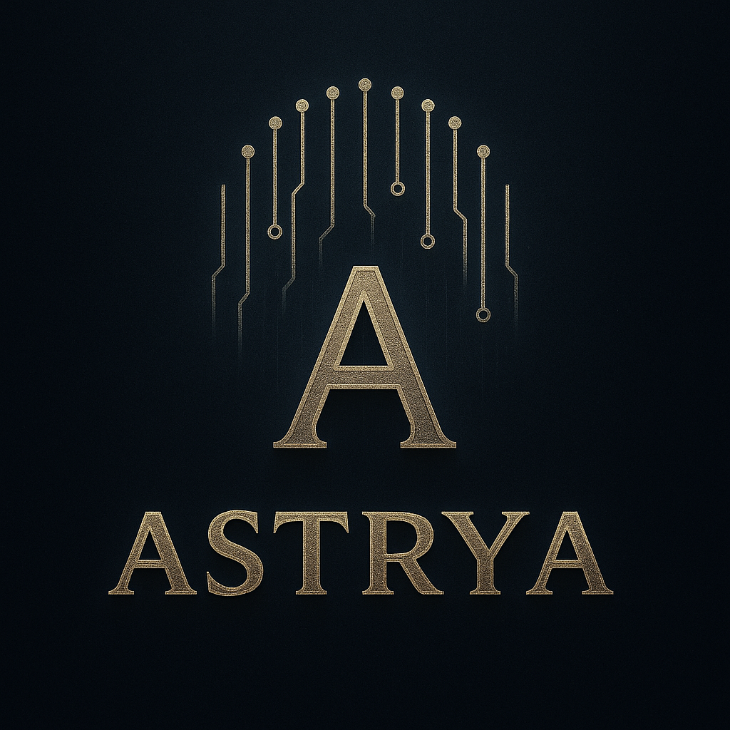 Identité visuelle du projet Astrya, assistant domotique IA