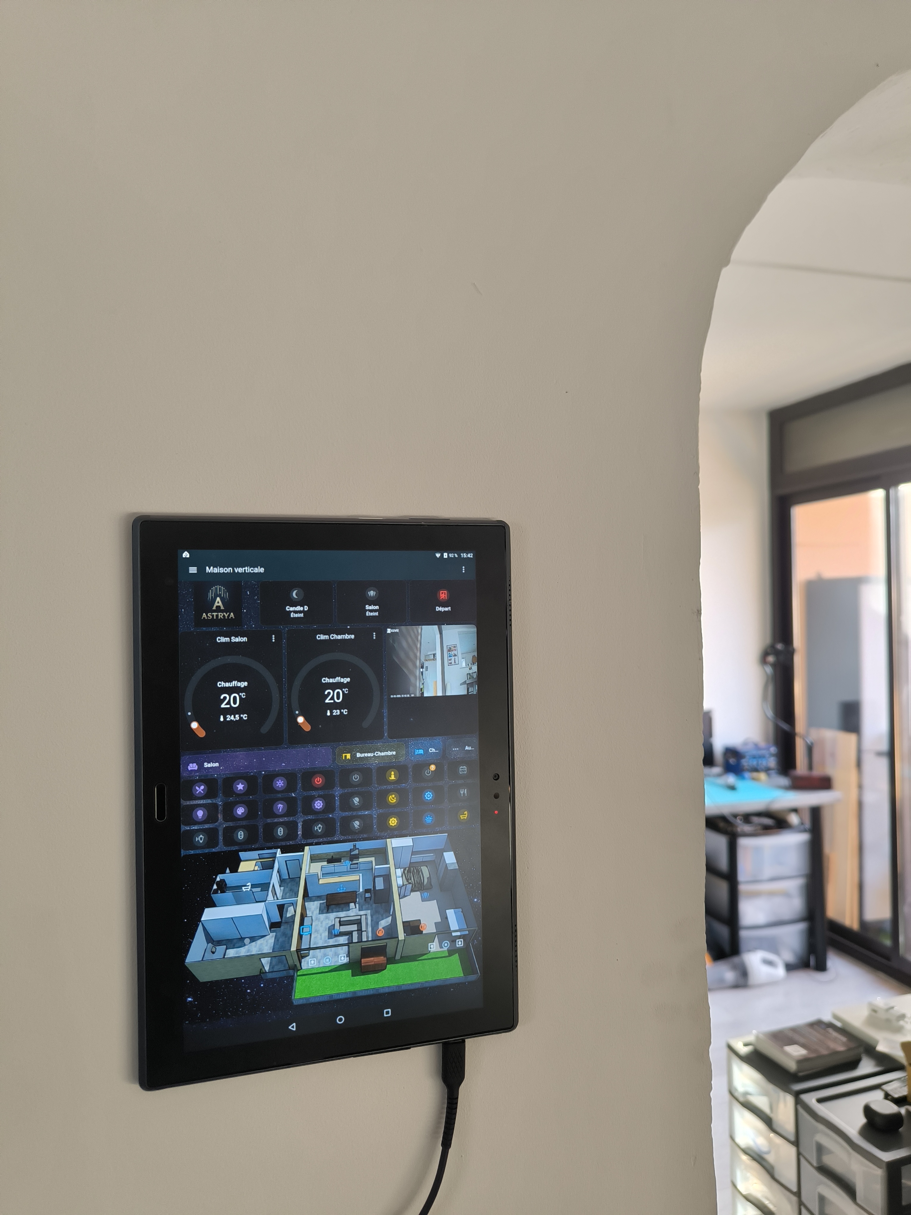 Ecran domotique HA